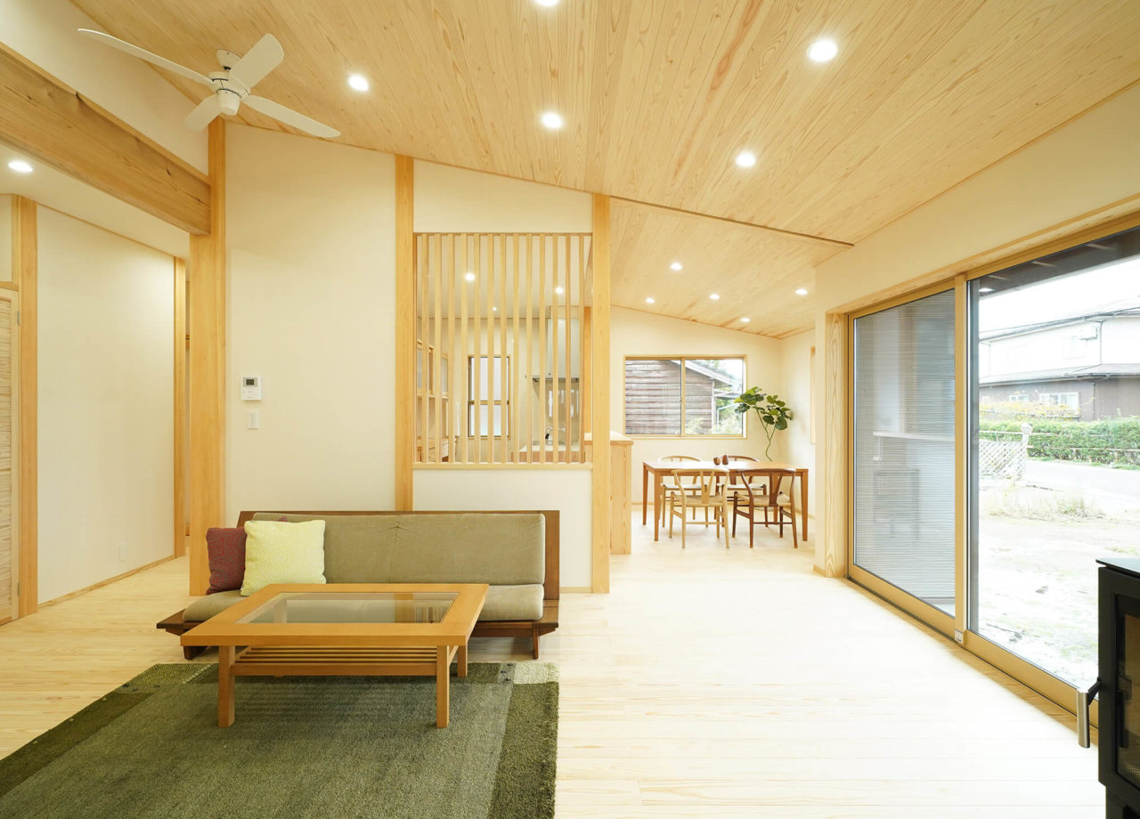 無駄なくシンプルに「平屋」の2世帯